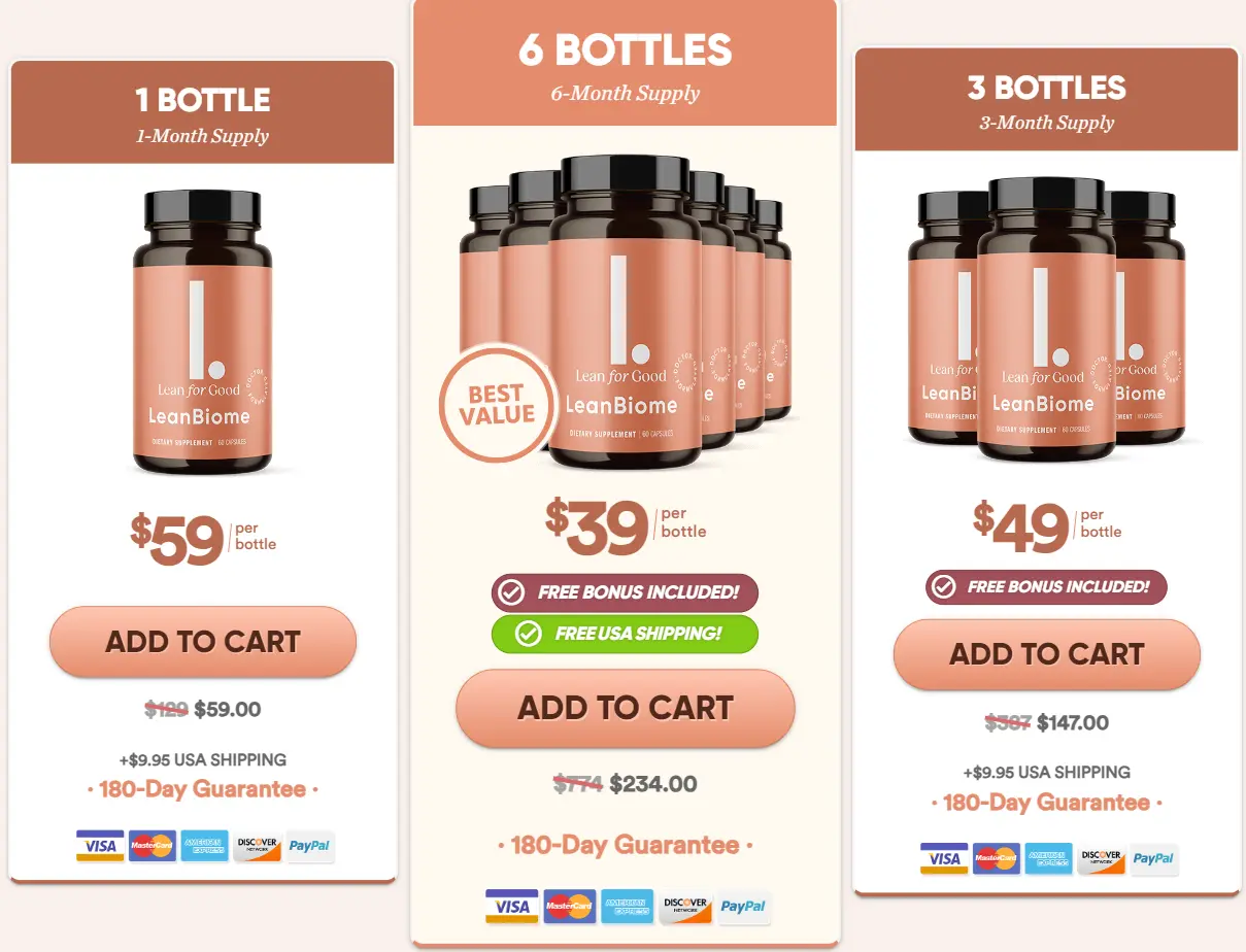 Leanbiome price